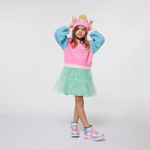 Billieblush Tulle Sweater Dress